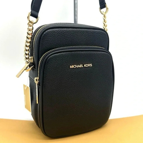 Michael Kors Medium NS Chain Xbody Bag Black (NWT) - Picture 1 of 12